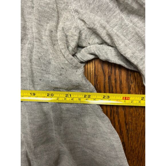 EILEEN FISHER Gray Cotton Open Front Ruffle Cardigan Top  Women's Plus Size 2X - Picture 9 of 10